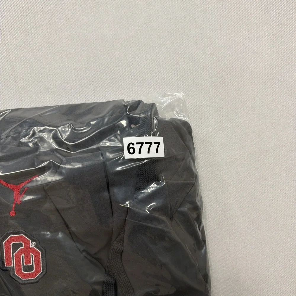 Jordan Pants Oklahoma Sooners Team Issued Player Track Gray Mens XXL
